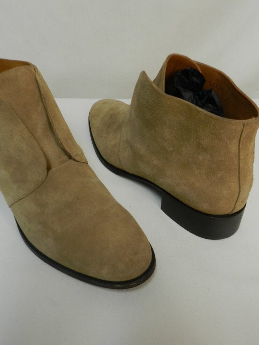 Coclico Suede ankle boots booties Spain khaki brown Size Sz 37 US 7